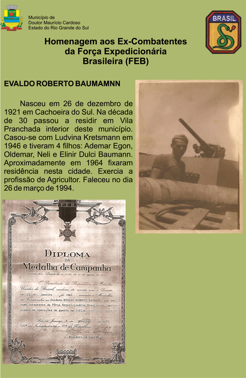 Homenagem aos Ex Combatentes